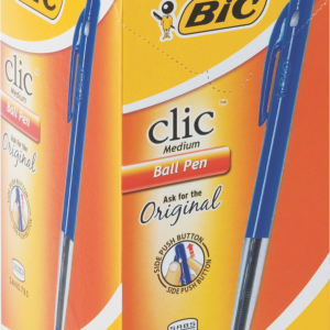 Bic Clic Ball Pens - Blue